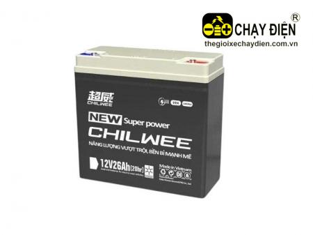 Ắc quy xe điện Chilwee 12V 26Ah