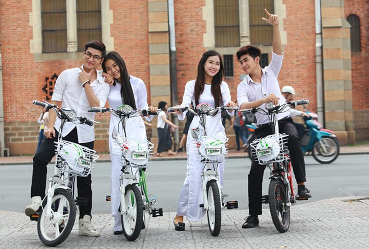 Xe đạp điện dành cho học sinh trung học cơ sở