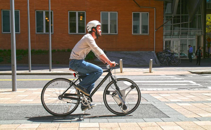 GeoOrbital người sử dụng tiết kiệm tối đa thời gian và công sức di chuyển khi sử dụng xe đạp