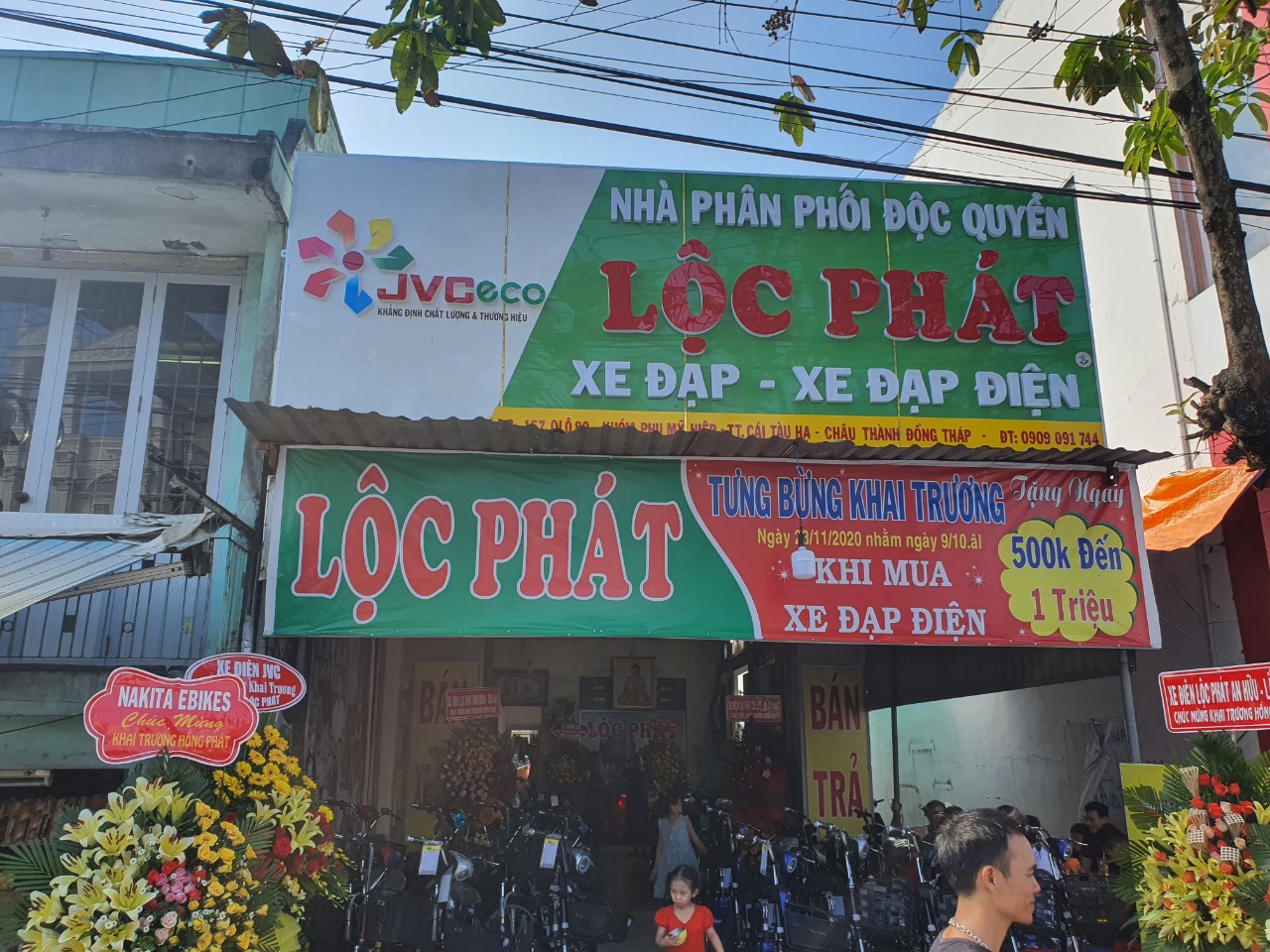 Tặng ngay từ 500k đến 1 triệu khi mua xe đạp điện tại Lộc Phát trong tuần khai trương