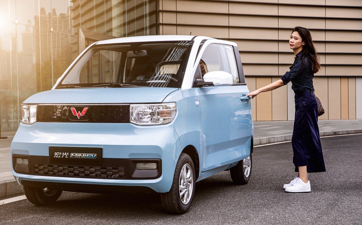 Hongguang MINI EV 2020 là mẫu xe điện mới được Wuling ra mắt trên thị trường Trung Quốc