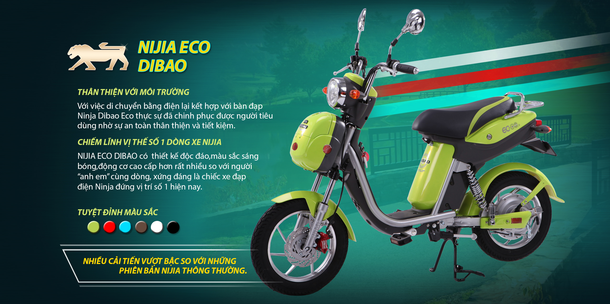 Xe đạp điện Nijia Dibao Eco