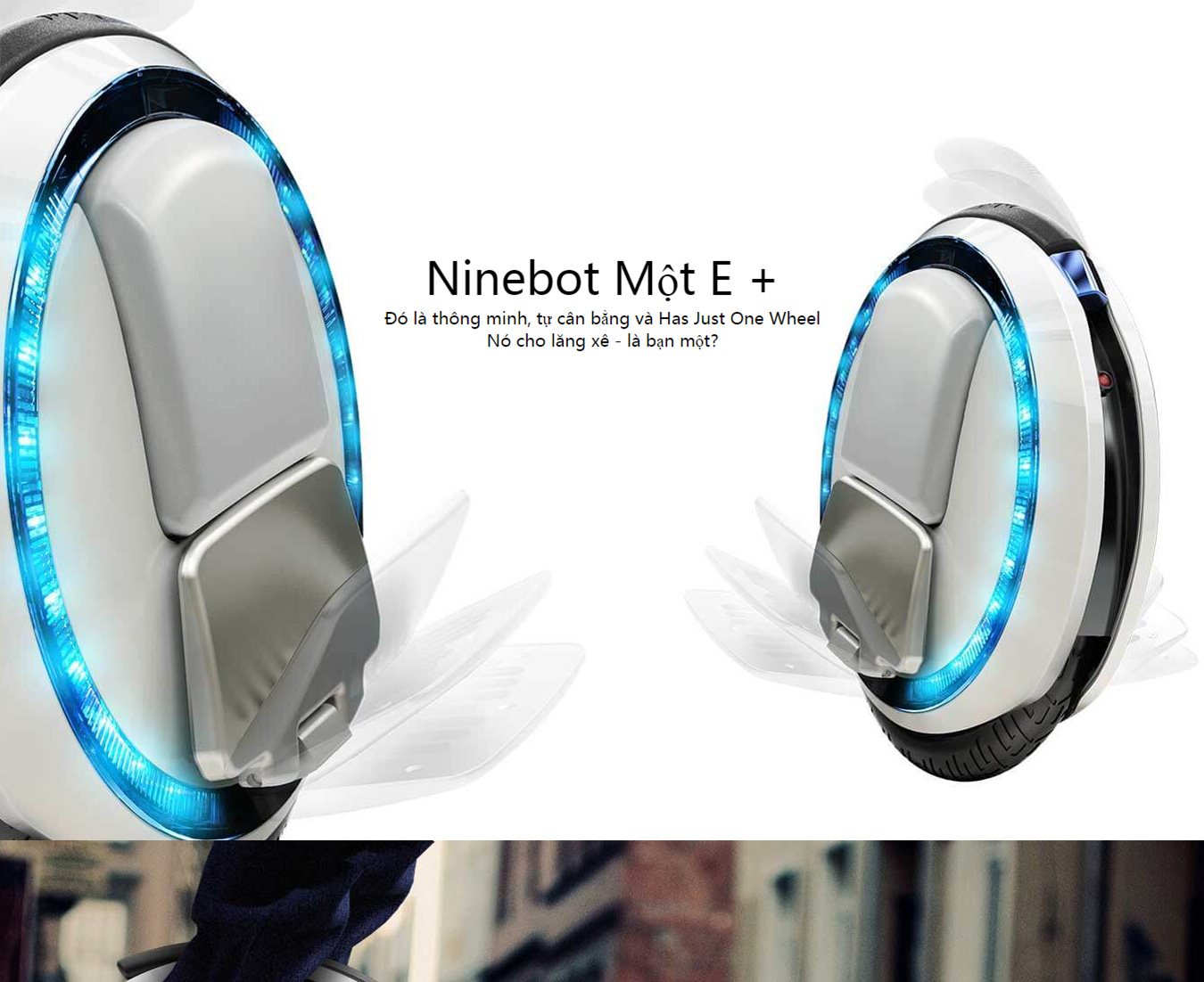 Xe điện 1 bánh Ninebot One E+