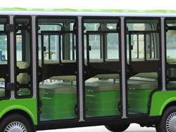 Cửa Xe bus điện 14 chỗ LVTONG LT-S14.F có thể đóng mở dễ dàng