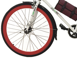 Bánh trước Xe đạp điện Haybike Boy Unisex với vành tam truyền thống