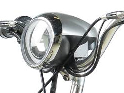 Đèn pha xe đạp điện JVC eco 01 với thiết kế bóng led bi