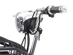 Đèn pha xe đạp điện JVC eco Q7 với khả năng chiếu sáng hoàn hảo