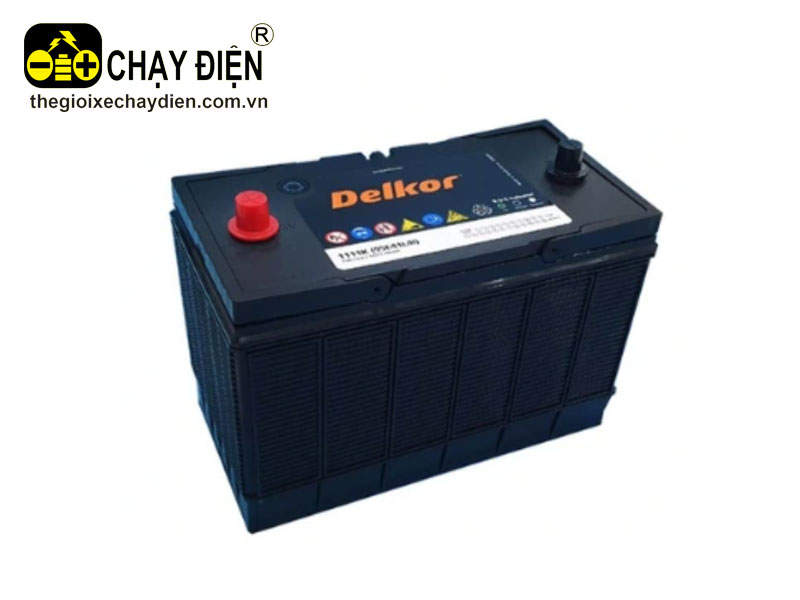 Ắc quy Delkor MF 1111K cọc chì