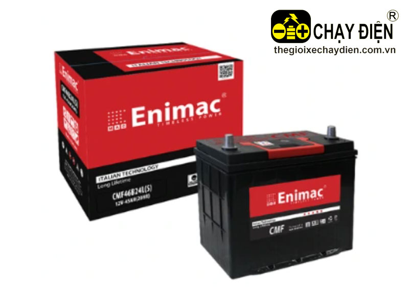 Ắc quy Enimac 46B24LS CMF  cọc lớn