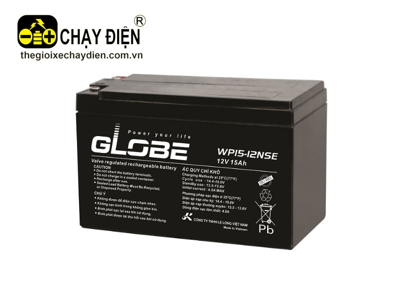 Ắc quy GLOBE WP15-12