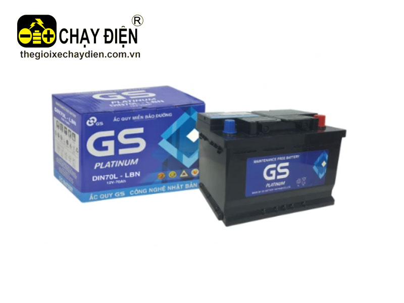 Ắc quy GS DIN70L-LBN MF