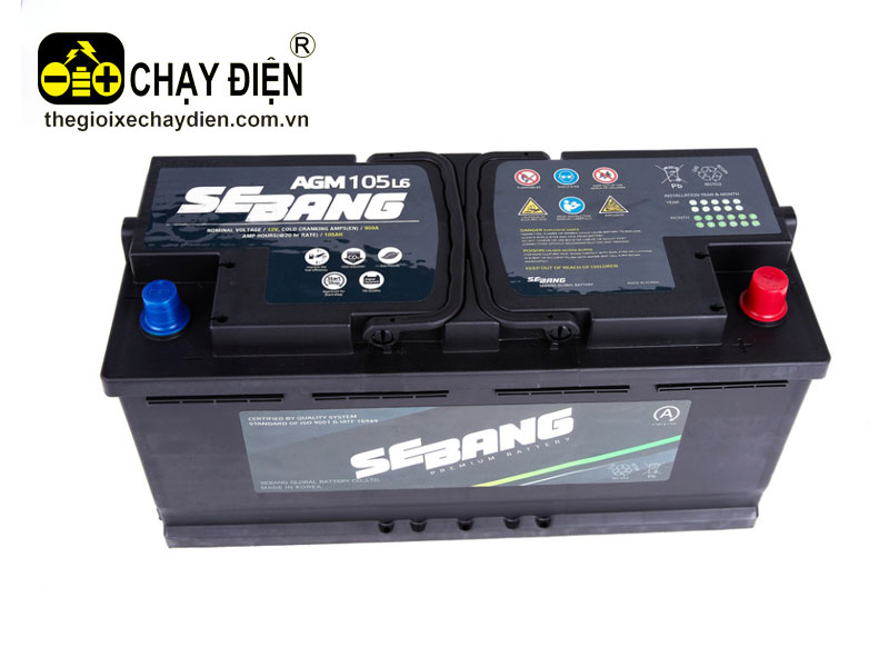 Ắc quy SEBANG AGM 105 L6