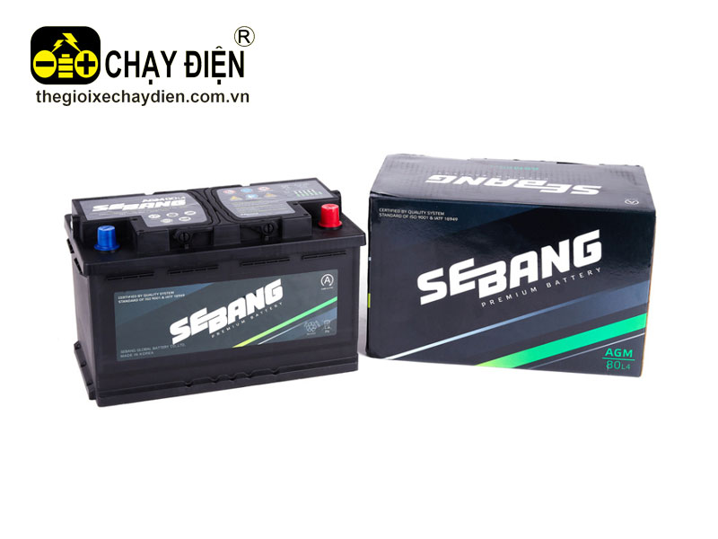 Ắc quy SEBANG AGM 80 L4