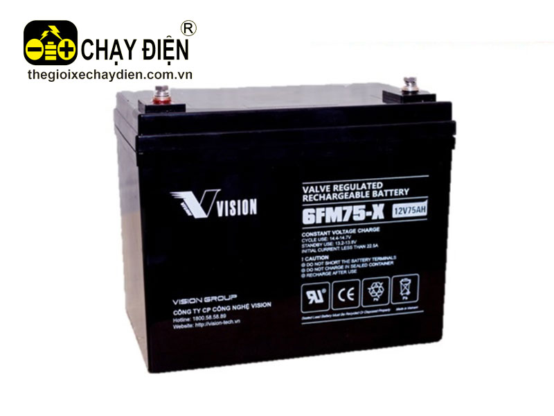 Ắc quy VISION 6FM75-X