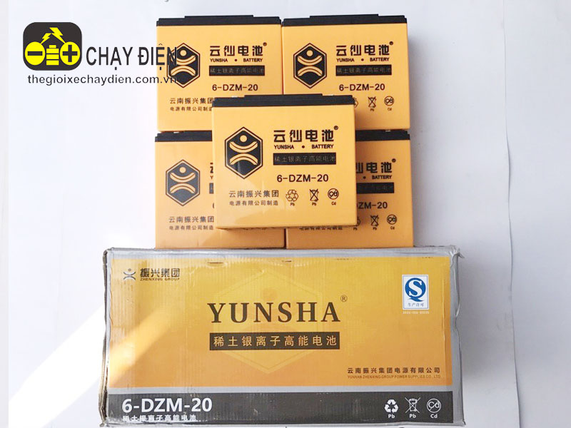 Ắc quy xe đạp điện Kingda Hậu Giang