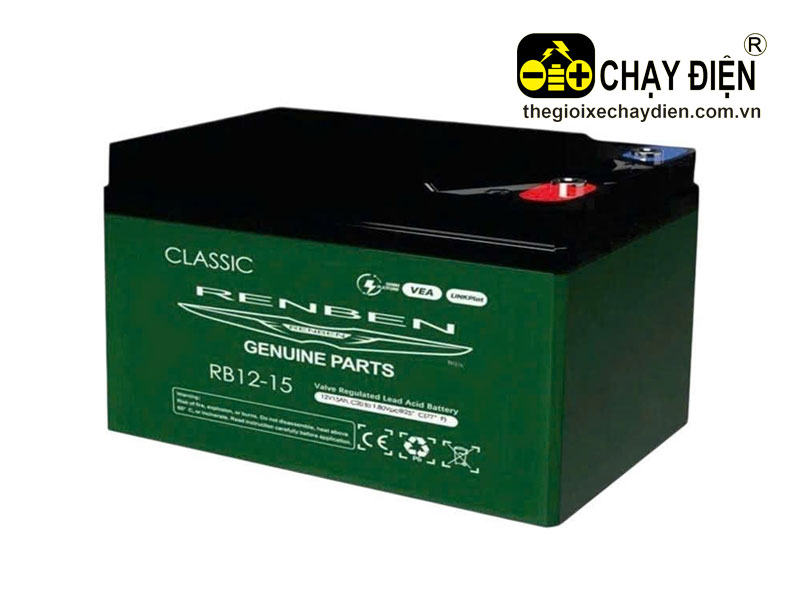Ắc quy xe đạp điện Renben 12V 15Ah
