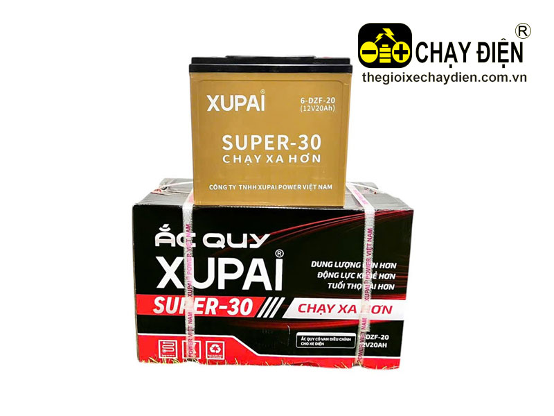 Ắc quy xe điện Xupai 12V 20Ah