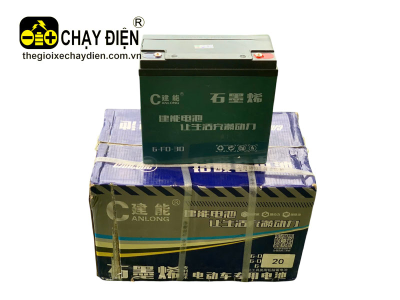 Ắc quy xe máy điện ANLONG 12V 30AH
