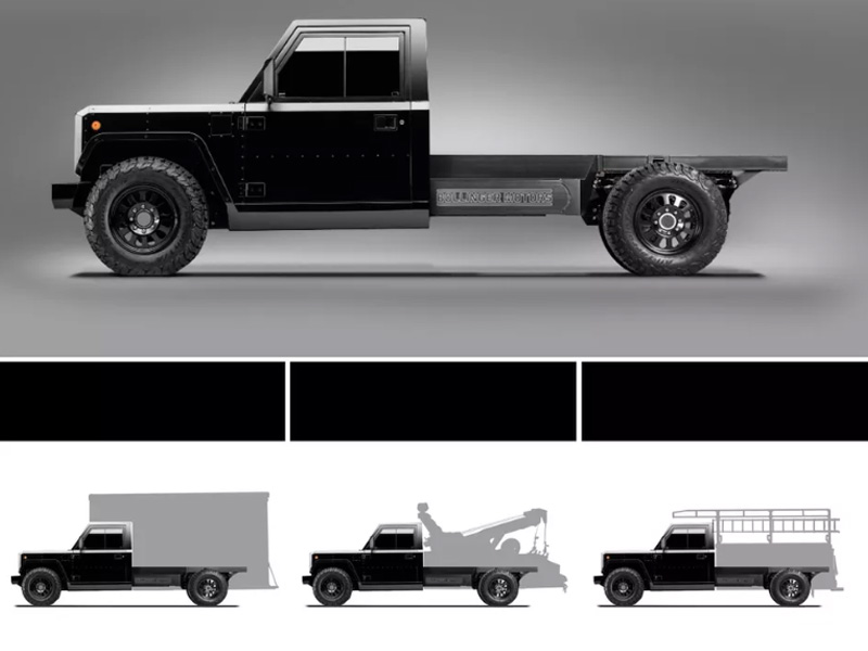 B2 Chassis Cab đối thủ cạnh tranh với xe bán tải điện Tesla Cybertruck