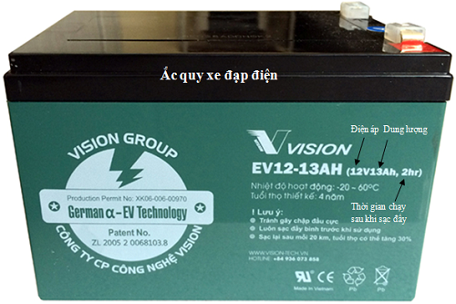 Bán buôn acquy xe đạp điện quận 2