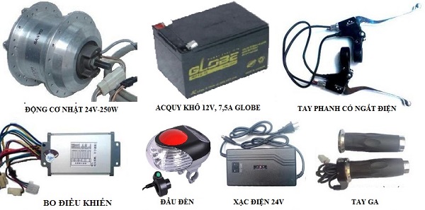 Bán sỉ phụ tùng xe đạp điện quận 5
