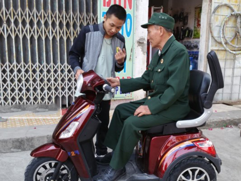 Bán xe điện 3 bánh 2 chỗ ngồi tại Thái Bình