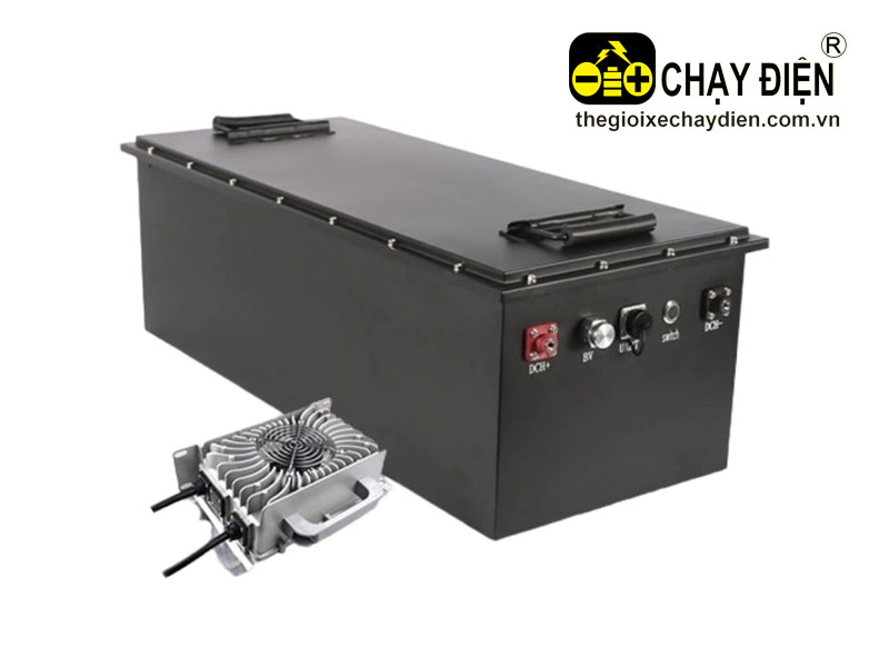 Bộ Pin Lithium cho xe điện sân Golf 72V 100Ah
