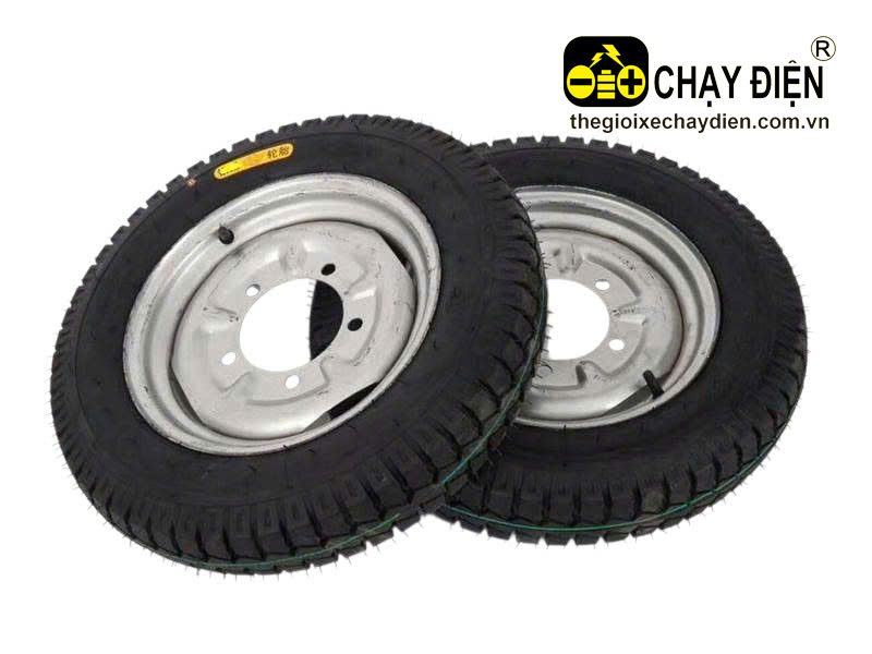 Bộ săm, lốp, vành xe 3 bánh điện 4.50-12