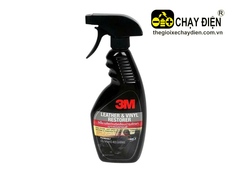 Chai xịt vệ sinh ghế da và bảo dưỡng nội thất ô tô 3M 39040 473ml