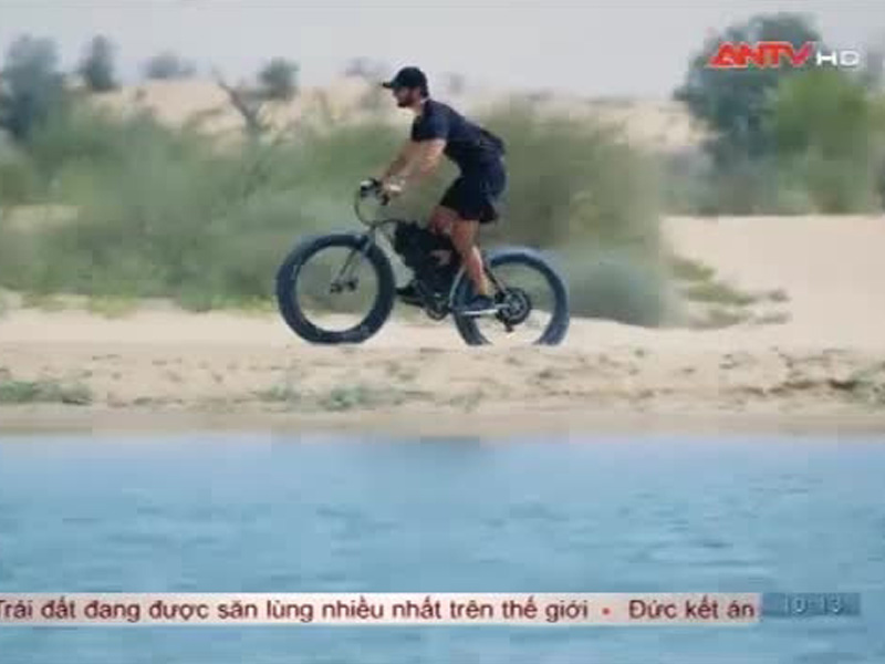 Chinh phục sa mạc bằng xe đạp địa hình điện Ebike UAE