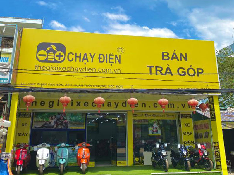Cửa hàng Bán trả góp tại Hóc Môn của Thế Giới Xe Chạy Điện chính thức đi vào hoạt động