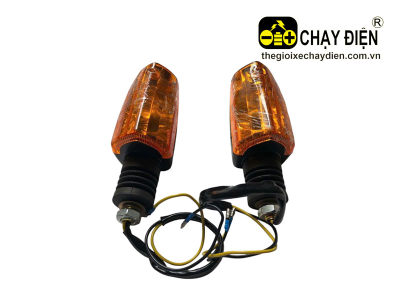 Đèn xi nhan trước bóng tròn xe 3 bánh chở hàng