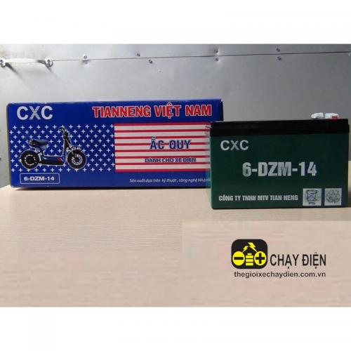 Ắc quy xe đạp điện Cxc (12v - 14a)