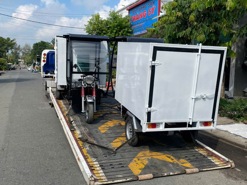 Những bộ phận thường hư hỏng khi sử dụng xe 3 bánh điện chở hàng