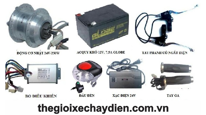 Phụ tùng xe đạp điện Biên Hòa, Đồng Nai