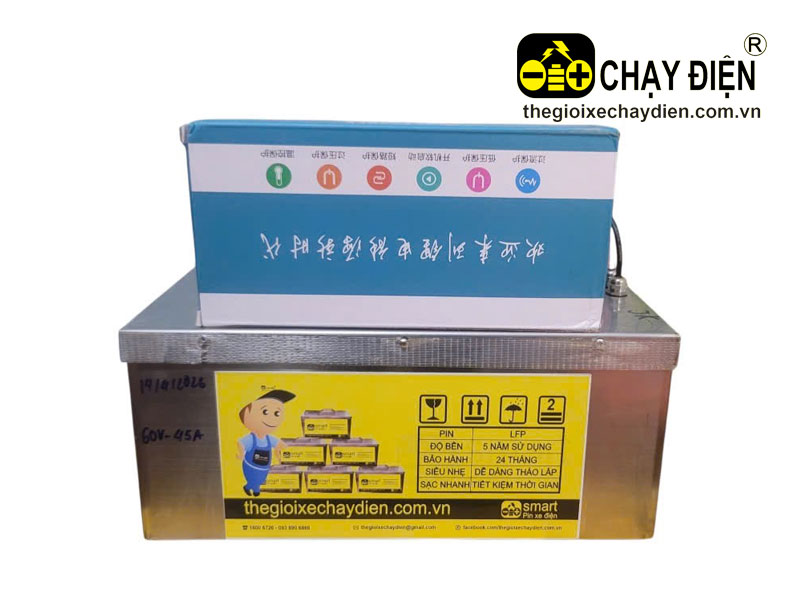 Pinlithium xe điện Smart 60V 45Ah