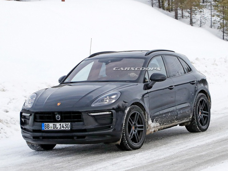 Porsche lộ hình ảnh chạy thử nghiệm xe điện Macan 2022
