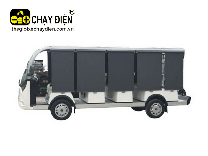 Rèm cuốn che năng mưa xe điện chở khách
