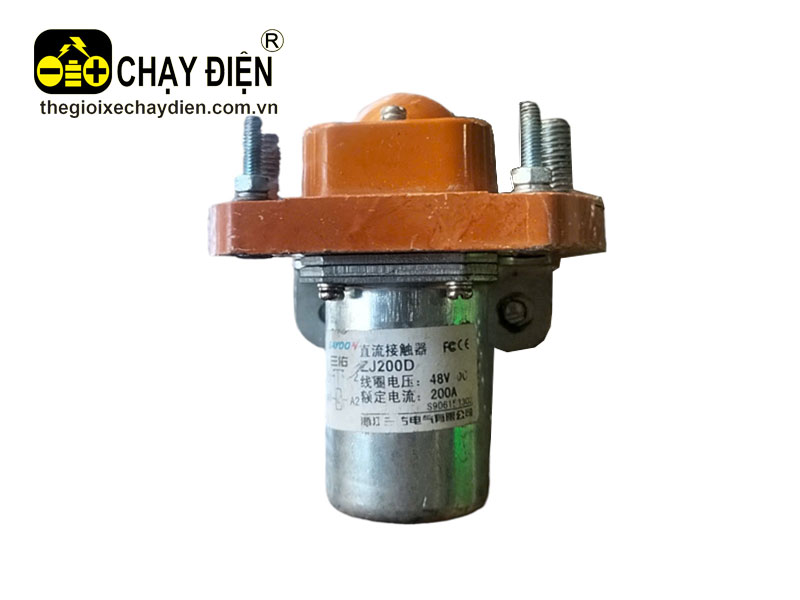 Rơ le xe điện ZJ200D 48V 200A