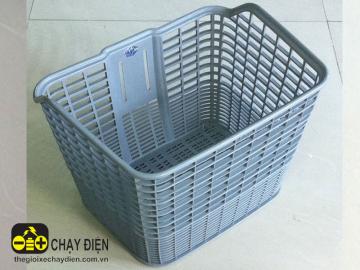 Giỏ nhựa xe đạp điện cao