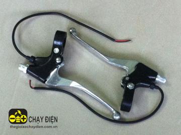 Tay thắng xe đạp điện nhôm ngắn