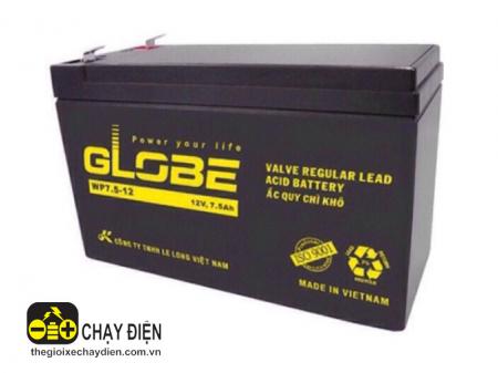 Ắc quy xe điện trẻ em Globe 12V 7Ah