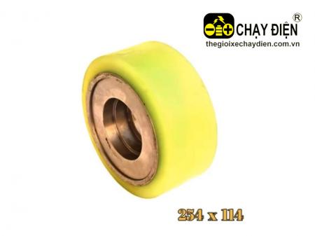 Bánh tải xe nâng PU 254×114