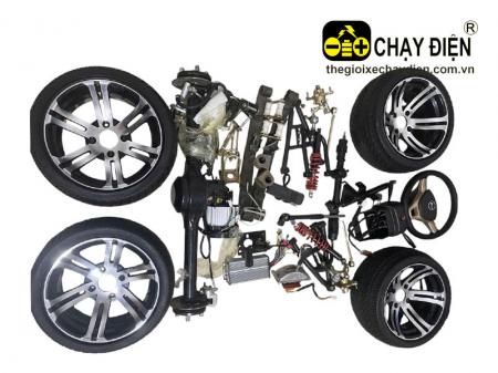Bộ chế xe bốn bánh chạy điện