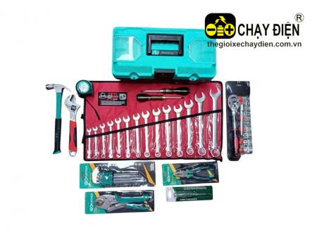 Bộ đồ nghề sửa xe đạp điện 11 món có thùng
