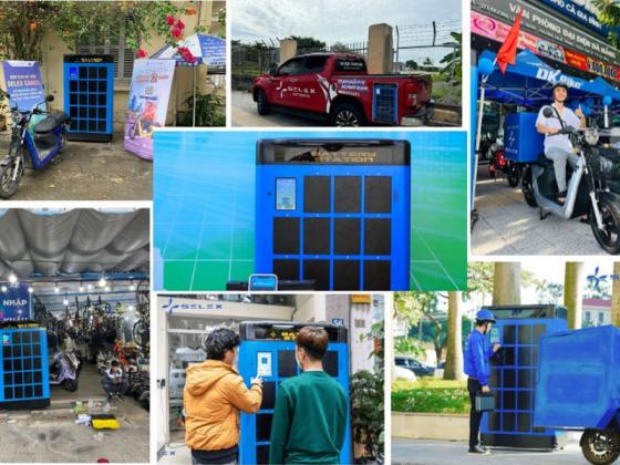 Các mô hình kinh doanh tủ đổi pin xe máy điện hiện nay