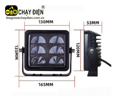Đèn led chữ xe nâng chữ U 6 bóng