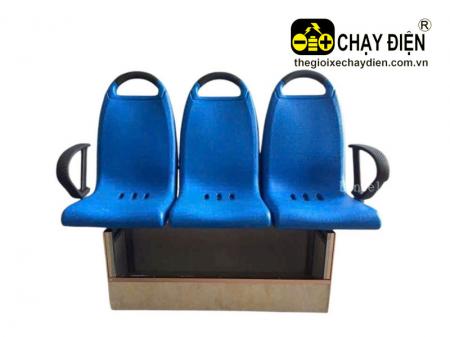 Ghế nhựa xe điện chở khách du lịch