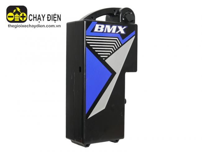 Hộp bình ắc quy xe đạp điện Bmx Azi CBR Xanh dương đen