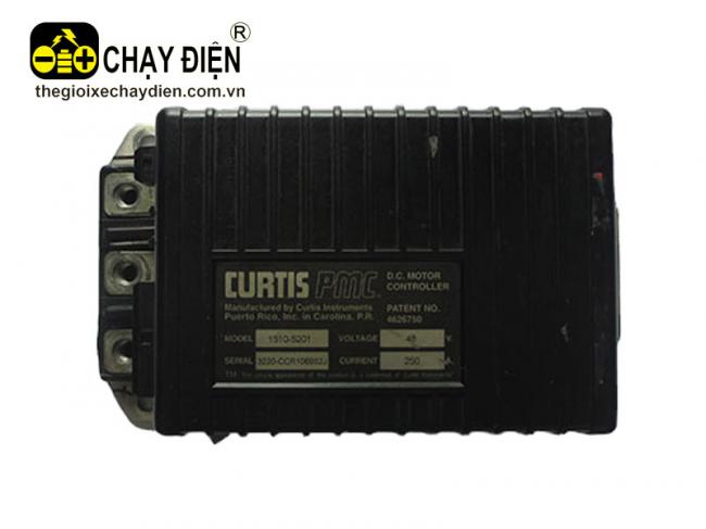 Hộp điều khiển xe điện Curtis PMC 1510-5201 48V 250A Đen mờ